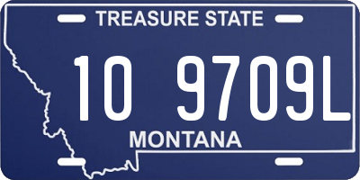 MT license plate 109709L