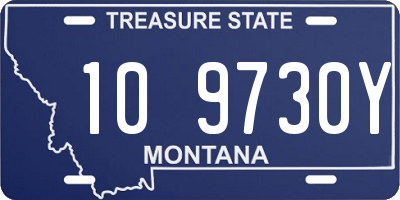 MT license plate 109730Y