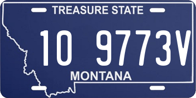 MT license plate 109773V