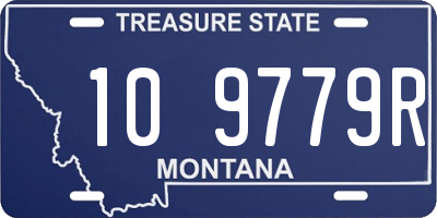 MT license plate 109779R