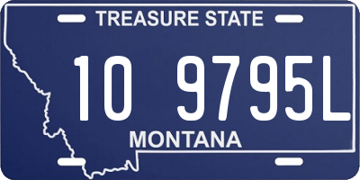 MT license plate 109795L