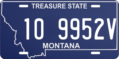 MT license plate 109952V