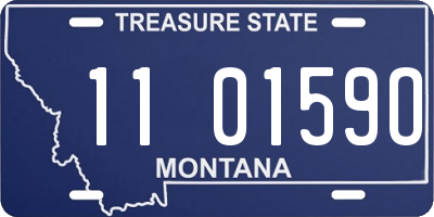 MT license plate 110159O