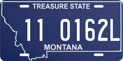 MT license plate 110162L