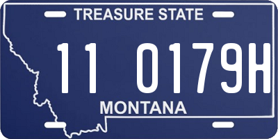 MT license plate 110179H