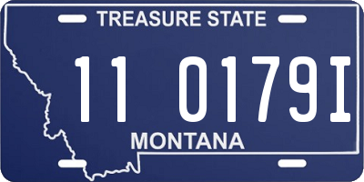 MT license plate 110179I