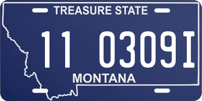 MT license plate 110309I