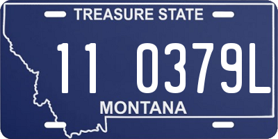 MT license plate 110379L