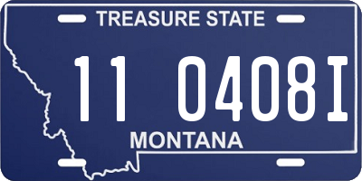 MT license plate 110408I
