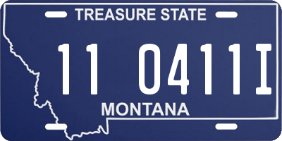 MT license plate 110411I