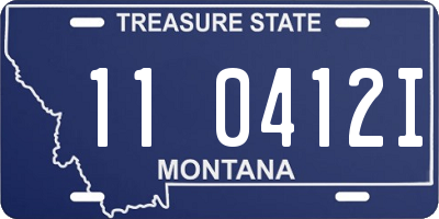 MT license plate 110412I