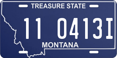 MT license plate 110413I