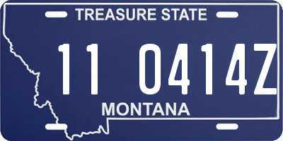 MT license plate 110414Z