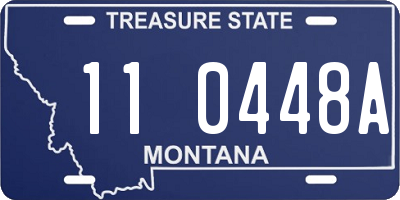 MT license plate 110448A