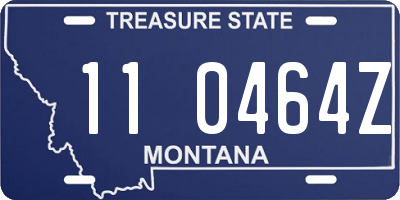 MT license plate 110464Z
