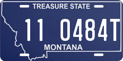 MT license plate 110484T