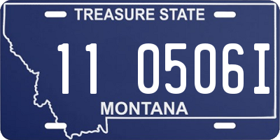 MT license plate 110506I