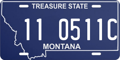 MT license plate 110511C