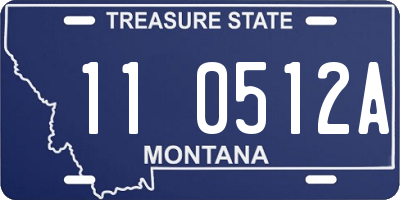 MT license plate 110512A