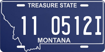 MT license plate 110512I