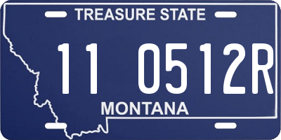 MT license plate 110512R