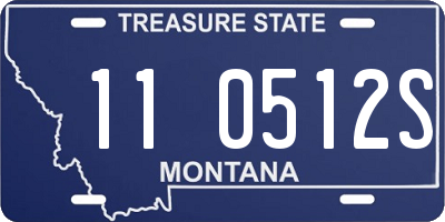 MT license plate 110512S