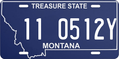 MT license plate 110512Y