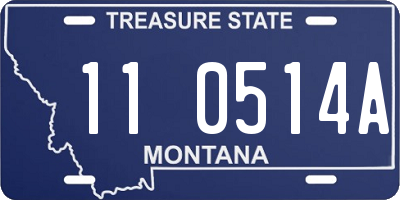 MT license plate 110514A