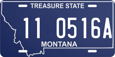 MT license plate 110516A