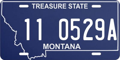 MT license plate 110529A
