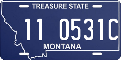 MT license plate 110531C