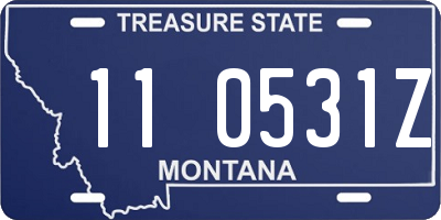 MT license plate 110531Z