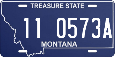 MT license plate 110573A