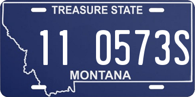 MT license plate 110573S