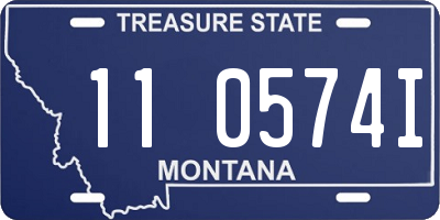 MT license plate 110574I