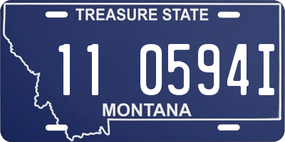 MT license plate 110594I