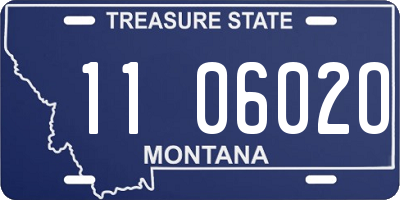 MT license plate 110602O