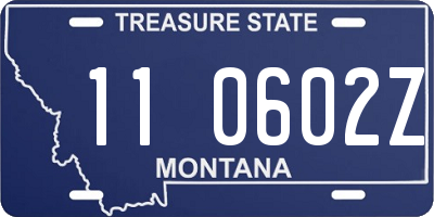 MT license plate 110602Z