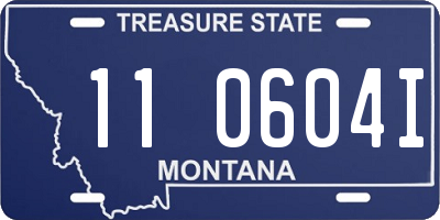 MT license plate 110604I
