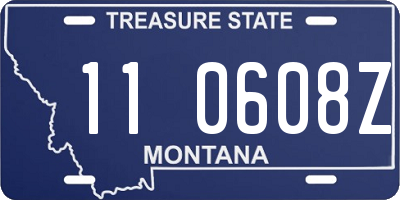 MT license plate 110608Z