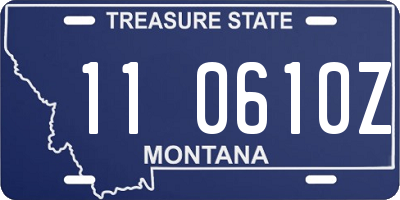 MT license plate 110610Z