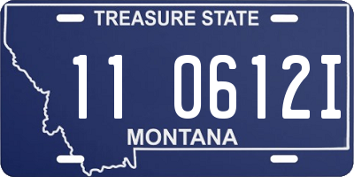 MT license plate 110612I