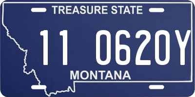 MT license plate 110620Y