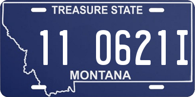 MT license plate 110621I