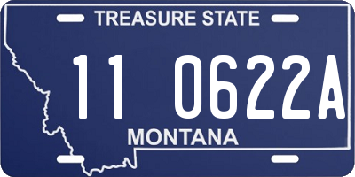 MT license plate 110622A