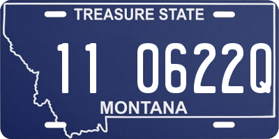 MT license plate 110622Q