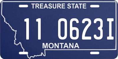 MT license plate 110623I