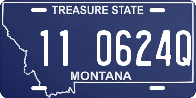 MT license plate 110624Q