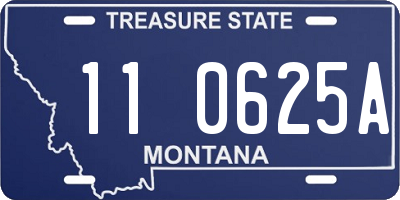 MT license plate 110625A