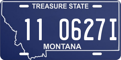 MT license plate 110627I